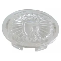 Plastic Faucet Handle Cap, Unfinished, Cold Handle, Text Index