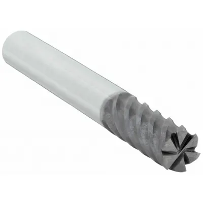 WIDIA HANITA Square End Mill: Carbide, AlTiN Coated, 4 Flute, 5/16" Mill Dia, 1-1/4" LOC - Fast-Cutting Carbide Square End Mills for Steel & Cast Iron