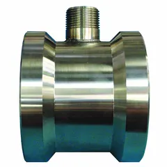 The BLANCETT B133-300 is a 3-inch wafer-style turbine flow meter for water measurement in piping systems. It features a stainless steel rotor and provides +/-1% accuracy with a standard frequency pulse output, measuring flow in gallons. Suitable for industrial flow monitoring applications.