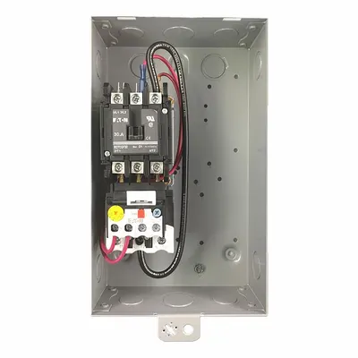 EATON Definite Purpose Starter: Non-Reversing, 2 Poles, 15 A, 208-240V AC Coil - Enclosed Non-Reversing Starters with Thermal Overloads