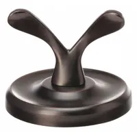 TAYMOR Robe Hook: 2 3/4 in x 2 1/2 in x 2 1/2 in, Zinc, Bronze, Mounting Plates/Nylon Anchors/Screws (MPN 04-BRN7902)
