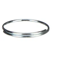 Split Key Ring: 1 in Key Ring Dia, Steel, Gray, 1,000 PK (MPN 7591000)