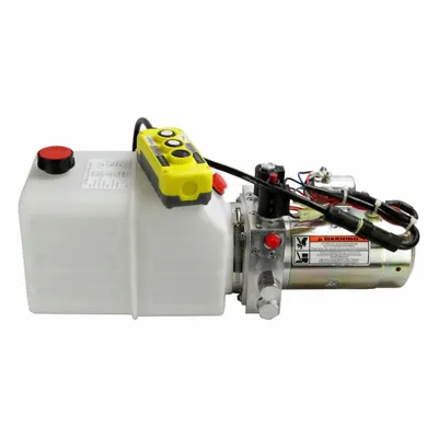 MAXIM Hydraulic Power Unit: 1.3 gpm, 3,200 psi Max. Pressure, 5 qt Reservoir Capacity - Double Acting DC Hydraulic Power Units