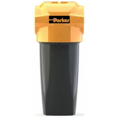Parker coalescing filter removes oil aerosols and solid particles down to 1 micron from compressed air systems. With 1 in NPT connection, 127 cfm flow capacity, and 232 psi maximum operating pressure, it is housed in an aluminum bowl. Used in pneumatic circuits and instrumentation air to protect downstream equipment.