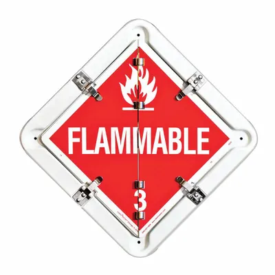 LABELMASTER Full Frame Trailer Flip Placard Holder - Flipcharts
