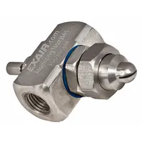 EXAIR Atomizing Spray Nozzle: Pressure, 3 scfm, Flat, 1/4 in FNPT, FNPT, Atomizing Nozzle (MPN AF1050SS)