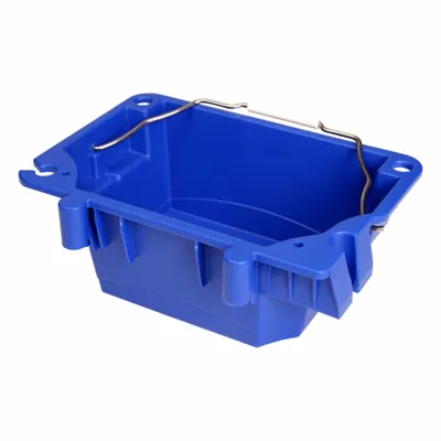 WERNER Ladder Tool Bucket: For Stepladders, Plastic, 13.1 in Overall Lg - Containers
