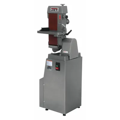 JET Belt Sander: For Metal, 115 V/230 V, Single-Phase, 1.5 hp, 6 in Belt Wd - Floor Standing Belt Machines
