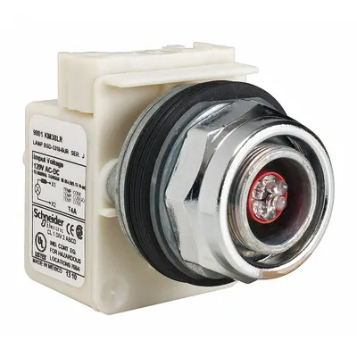 SCHNEIDER Pilot Light: 30 mm Panel Mounting Size, No Lens Included, LED - LED Pilot-Lights without Lenses