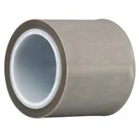 3M 5481 is a gray silicone polytetrafluoroethylene film tape, 1/2 inch wide by 5 yards long, 6.8 mil thick. It provides a low-friction, non-stick surface for industrial applications such as chutes, guide rails, and conveyor beds to reduce material drag and prevent adhesive buildup
