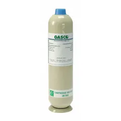 Disposable calibration gas mixture containing 7% carbon dioxide in a nitrogen background, with +/-5% accuracy. Used to verify and adjust the accuracy of portable gas detectors in industrial safety applications. Compatible with all OEM gas detectors.