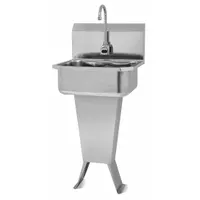 SANI-LAV Hand Sink: 41 1/2 in Overall Ht, 17 in Bowl Lg, 7 in Bowl Dp, 2 gpm Flow Rate, Sensor (MPN ES2-501L)