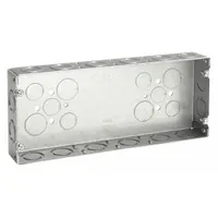 RACO Electrical Box: Steel, Steel - Multigang Rectangular Material & Nominal Size, 4 Gangs (MPN 953)