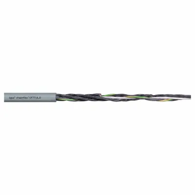 CHAINFLEX Control Cable: 18 AWG Conductor Size, 7 Conductors, Single, PUR Jacket - Control Cables
