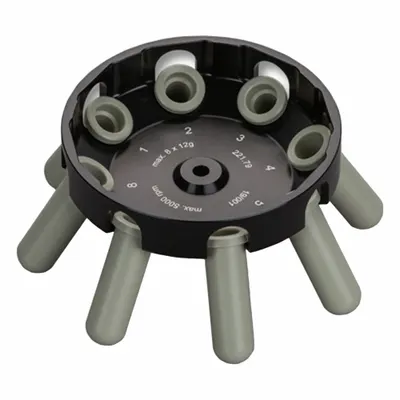 HERMLE Laboratory Rotor: Centrifuges, Rotor, 5 1/4 in Overall Dia, Swing-Out, (8) 10 mL - Centrifuge Rotors