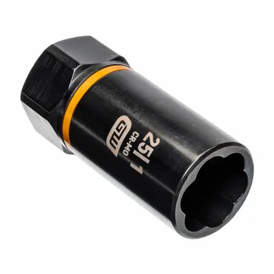 GEARWRENCH Deep Extraction Sockets: 1 in Socket Size, 6-Point, Deep, Black Oxide - 1/2" Drive Bolt Extraction Impact Sockets