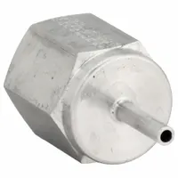 PARKER Compression Fitting Adapter: 1/8 in OD x 1/4 in Pipe Fitting Size, Compression x FNPT (MPN 2FA4N-316)