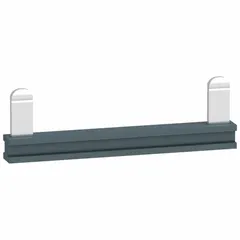 The SCHNEIDER RXZS2 is a bus jumper used to electrically connect adjacent PCB-mount relays in control panels. It simplifies wiring by eliminating individual jumpers, commonly applied in industrial automation, HVAC, and power distribution systems where multiple relays share a common supply or signal.