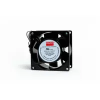 DAYTON Axial Fan: 28 cfm Airflow @ 0.000 in SP, 3 1/8 in Ht, 1 1/2 in Dp, Lead Wires, IP33, 115V AC (MPN 55VD28)
