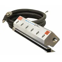 EXAIR Air Knife: 6 in Air Slot Wd, Aluminum, 0.002 in Air Slot Ht, 112006