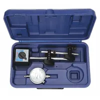 WESTWARD Dial Indicator & Mag Base Set: 0 in to 0.5 in, Inch, Plunger, +/- 0.0003 in Accuracy