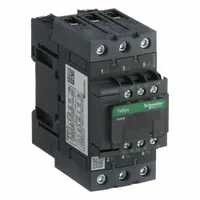 SCHNEIDER IEC Magnetic Contactor: Non-Reversing, 3 Poles, 3NO Contacts, 40 A, 120V AC Coil (MPN LC1D40AG7)