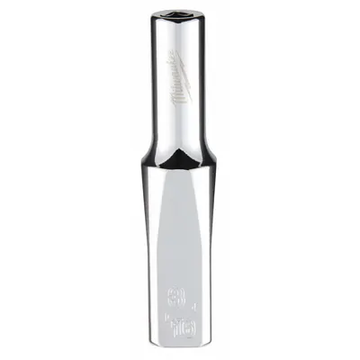 MILWAUKEE Deep Well Socket: SAE, 1/4 in Drive Size, 3/16 in Socket Size, 6-Point - Anti-Roll Hand Sockets