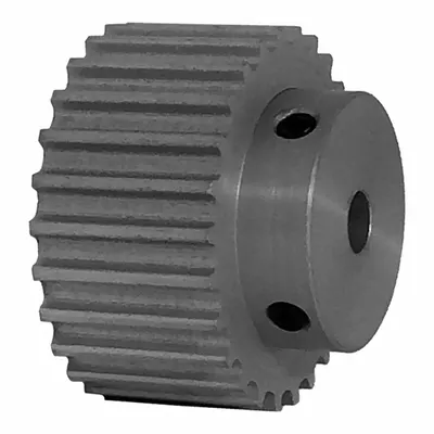 Dayton Timing Pulley: Curvilinear, Fixed, For 15 mm Belt Wd, 26 Teeth, 5 mm Pitch - HTD Section Fixed-Bore Timing Pulleys with Hub