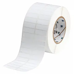 These precut label rolls are designed for tamper-evident asset labeling. When removal is attempted, the label destructs to reveal a void pattern, deterring unauthorized access. Each label measures 1/2 in x 1 1/2 in with a white matte finish and a 1/2 in core. Compatible exclusively with the Brady BBP81 printer series for on-demand printing.