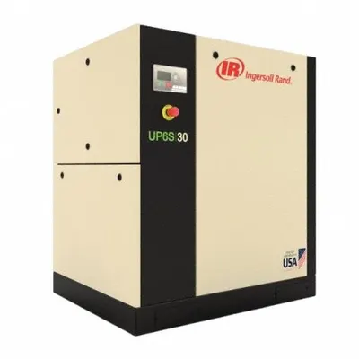 INGERSOLL RAND Rotary Screw Air Compressor: 25 hp, 91 cfm, 200V AC - Tankless Rotary Screw Air Compressors