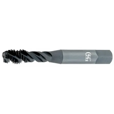 OSG Spiral Flute Tap: 7/16"-14 UNC, H7 / 2B-3B, 3 Flute - General Purpose Spiral-Flute Taps