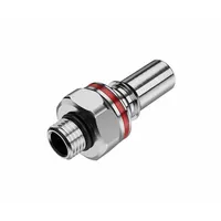 Quick Connection Coupling: Straight, 3/8 in Pipe Size, Warm Red, Quick Disconnect, Brass (MPN LQ6D46006RED)