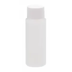 HDPE Narrow Mouth Round Lab Bottle, 30 mL, Natural, 20-410 mm Screw Closure