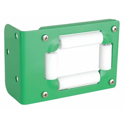 SPEEDAIRE Roller Guide: For 2CUA9 Reel Series, Polyoxymethylene, Green/White, Steel - Roller Guide Assemblies for Spring-Return Hose Reels