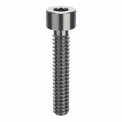 AMPG Socket Head Cap Screw: #6-32 Thread Size, 3/4 in Lg, Std, Plain, Stainless Steel - Inch System Standard Socket Head Cap Screws