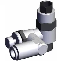 SMC Piloted Non-Return Valve: Universal Fitting, Knurled, 1/4 in Valve Body Size, Meter Out (MPN ASP430F-F02-08S)
