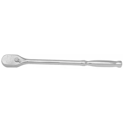 SK PROFESSIONAL TOOLS Hand Ratchet: Pear, Reversible, 15 in Overall Lg, Chrome - Standard-Head Ratchets