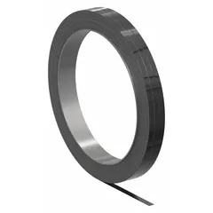 SIGNODE standard steel strapping in oscillated-wound coils for controlled payout. With a break strength of 1,950 lb and a coil length of 1,795 ft, it is used for heavy-duty bundling, palletizing, and securing loads in shipping, warehousing, and industrial packaging.