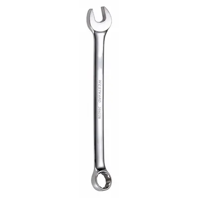 WESTWARD Combination Wrench: Alloy Steel, Chrome, 13 mm Head Size, 7 in Overall Lg - Metric 12-Point Combination Wrenches