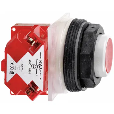 SCHNEIDER Extended Push Button Operator: Non-Illuminated, Extended Profile, Non-Metallic - Extended-Length Push Buttons