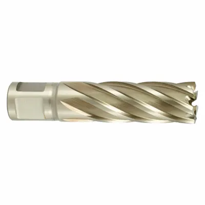 CLE-LINE Cobalt Annular Cutter: 15/16 in Cutter Dia, 2 in Max Cutting Dp, Pilot Pin Included - Cobalt Annular Cutters for Hard Materials