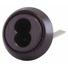 BEST rim housing in bronze finish, designed for 6 to 7 pin configurations. This lock assembly component supports rim-type interchangeable core systems, commonly used in commercial door hardware for institutional, educational, and office facilities.