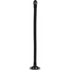 Extension stem for 200 Class modular tower lights, increasing overall height to 14 9/16 inches. Threaded mount and interlock design allow secure stacking. Includes mounting hardware. Used in industrial signaling systems to elevate visual indicators for improved visibility.