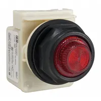 SCHNEIDER ELECTRIC Pilot Light: 30 mm Panel Mounting Size, Red, Incandescent, 9001SK Series (MPN 9001SKP7R31)