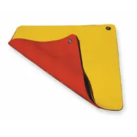 ULTRATECH Drain Cover Seal: 18 in L x 18 in W, 12 in L x 12 in W Max Drain Size, Orange/Yellow (MPN 2166)