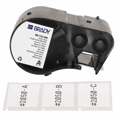 BRADY M5-132-499 Precut Label Roll Cartridge - Brady Precut Label Roll Cartridges