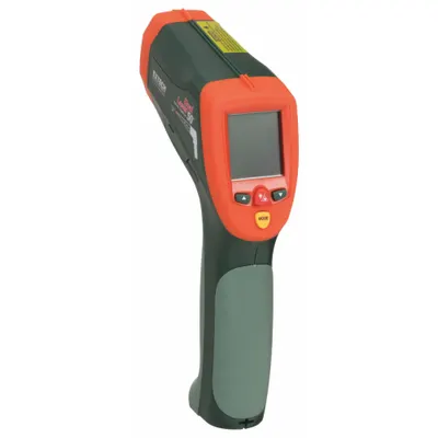 EXTECH Infrared Thermometer: 42570, Avg/Difference/Max Temp/Min Temp, Adj @ 0.10 to 1.00 - Harsh Environment Infrared Thermometers