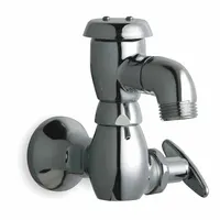 CHICAGO FAUCETS Low Arc Sill Faucet: Cast Brass, Polished Chrome, Cast Brass, NPT (MPN 952-12CP)