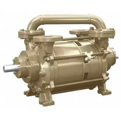 DEKKER VACUUM TECHNOLOGIES Liquid Ring Vacuum Pump: Monoblock, 2 Stage, 20 cfm, 29 in Hg Max Vacuum - 2-Stage Monoblock Liquid Ring Vacuum Pumps