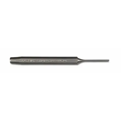PROTO Pin Punch: 1/16 in Tip Dia, 1/4 in Shank Wd, 3 3/4 in Overall Lg, Hexagon - Roll-Pin Removing Punches